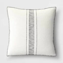 Oversized Placed Striped Square Throw Pillow - Threshold™ 13 Oversized Placed Striped Square Throw Pillow - Threshold™ -Threshold GUEST c66db2e9 a928 40d0 937e 3fed7fbab407