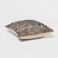 Square Jacquard Leopard Decorative Throw Pillow Black/Natural - Threshold™ 6 Square Jacquard Leopard Decorative Throw Pillow Black/Natural - Threshold™ -Threshold GUEST c81708d3 1130 41ae 919a 7bac6ab363df