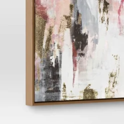 (Set Of 2) 16"x20" Foil Abstract Canvas Framed Arts - Threshold™ 9 (Set Of 2) 16"x20" Foil Abstract Canvas Framed Arts - Threshold™ -Threshold GUEST c97615f4 c3da 4f96 a1db 6976b527fc00