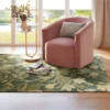 5'x7' Floral Handtufted Area Rug Dark Green - Threshold™ -Threshold GUEST ca5b83b9 22b5 4504 9daa cd6054cdcf71