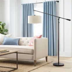 Cantilever Drop Pendant Swing Arm Floor Lamp Brown - Threshold™ 13 Cantilever Drop Pendant Swing Arm Floor Lamp Brown - Threshold™ -Threshold GUEST cd0c3cb9 dbb5 466d 9069 486b7c8203dd 1