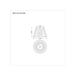 Small Pleated Lamp Shade White - Threshold™: Empire Shape, Cotton/Nylon, 7" H 11 Small Pleated Lamp Shade White - Threshold™: Empire Shape, Cotton/Nylon, 7" H -Threshold GUEST cdc65132 59d3 474f b824 1eb935235c85