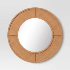 28" Caning Round Wall Mirror - Threshold™ 8 28" Caning Round Wall Mirror - Threshold™ -Threshold GUEST ce15ebf4 322d 4790 aab6 2401decc5ae6