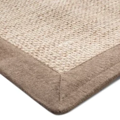 Solid Woven Border Rug - Threshold