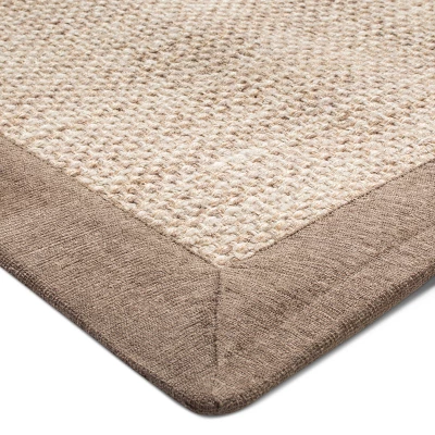 Solid Woven Border Rug - Threshold 2 Solid Woven Border Rug - Threshold