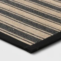 Vintage Striped Rug Black/Brown - Threshold™ -Threshold GUEST d000a70d 71b0 4ea7 b3ed d889a4df71ef