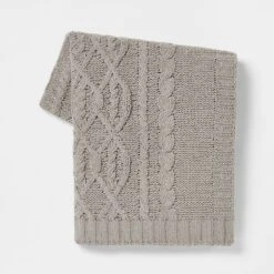 Cable Knit Chenille Throw Blanket - Threshold 13 Cable Knit Chenille Throw Blanket - Threshold -Threshold GUEST d13cb738 076e 4d38 98ae d1ad7ab9e576