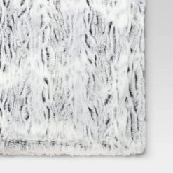 Tipped Snow Leopard Faux Fur Reversible Throw Blanket - Threshold™ 10 Tipped Snow Leopard Faux Fur Reversible Throw Blanket - Threshold™ -Threshold GUEST d3196147 7f14 4b50 abe0 744936275f06