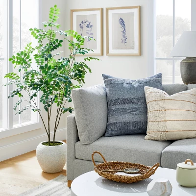 Moringa Artificial Tree Green - Threshold™ Designed With Studio McGee 3 Moringa Artificial Tree Green - Threshold™ Designed With Studio McGee