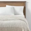 Chunky Woven Color Block Bed Throw White/Natural - Threshold™ 2 Chunky Woven Color Block Bed Throw White/Natural - Threshold™ -Threshold GUEST d63f4f8e c1cf 4d79 adbc a6a84e2880be