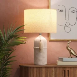 Large Assembled Ceramic Table Lamp White - Threshold™ 10 Large Assembled Ceramic Table Lamp White - Threshold™ -Threshold GUEST d77f1282 ea87 4ec2 8aab e95be04b0ebc