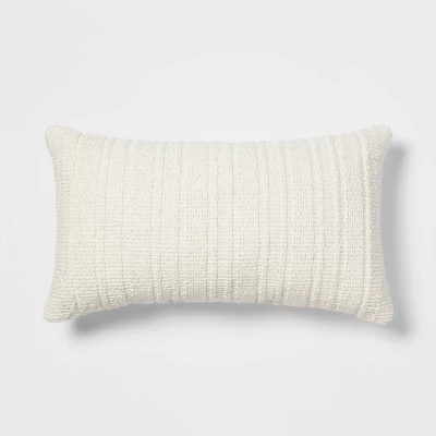 Oversized Textural Woven Throw Pillow Cream - Threshold™ 6 Oversized Textural Woven Throw Pillow Cream - Threshold™ - Image 4