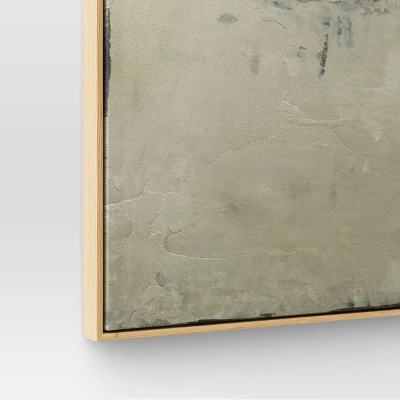 33"x33" Color Block Abstract Canvas Framed Art Neutrals - Threshold™ 5 33"x33" Color Block Abstract Canvas Framed Art Neutrals - Threshold™ - Image 3