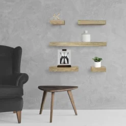 Set Of 5 Wall Shelf Natural - Project 62™ 9 Set Of 5 Wall Shelf Natural - Project 62™ -Threshold GUEST d882c438 66df 4701 aa13 e4172710e1dc