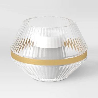 Medium Luxe Glass Hurricane Holder - Threshold™ 4 Medium Luxe Glass Hurricane Holder - Threshold™ - Image 2