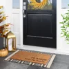 1'6"x2'6" So Happy You're Here Doormat Natural - Threshold™ -Threshold GUEST db0b09ed 3c3d 43b7 b70f 34e3a8069505