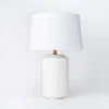 24"x16" Ceramic Assembled Table Lamp White - Threshold™ Designed With Studio McGee: Ribbed Design, Dimmable, UL Listed 1 24"x16" Ceramic Assembled Table Lamp White - Threshold™ Designed With Studio McGee: Ribbed Design, Dimmable, UL Listed -Threshold GUEST db4c653d e88d 42df 8c00 5a8531711d06
