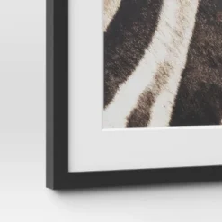 20" X 16" 2pc Zebra Close Up Glass Framed Wall Posters - Threshold™ -Threshold GUEST dd1b5e01 038d 4685 be4a 6547c3adc628