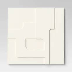 (Set Of 4) 12" X 12" 3D Decorative Graphic Tiles White - Threshold™ -Threshold GUEST ddc6caeb 412e 421b 9be3 c85f544f1a38