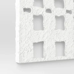 30" X 22" Metal And Paper Pulp Geometric Wall Sculpture Off-White - Threshold™ 7 30" X 22" Metal And Paper Pulp Geometric Wall Sculpture Off-White - Threshold™ -Threshold GUEST de5322d5 ec4b 4477 b177 3ceadc0d97b7