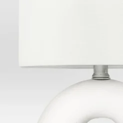 Abstract Ceramic Mini Table Lamp White - Threshold™ -Threshold GUEST e060b615 0e7d 45e5 a0cf f6597ddf73ee