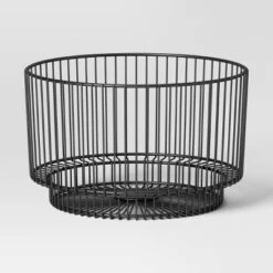 18" X 11" Metal Wire Basket - Threshold™ 9 18" X 11" Metal Wire Basket - Threshold™ -Threshold GUEST e0a34029 f8e2 46c2 86ff a97edcbd1550