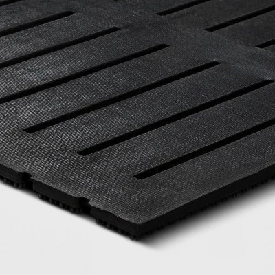 1'6"x2'6" Rubber Bristle Boot Scrapping Doormat - Threshold™ 5 1'6"x2'6" Rubber Bristle Boot Scrapping Doormat - Threshold™ - Image 3