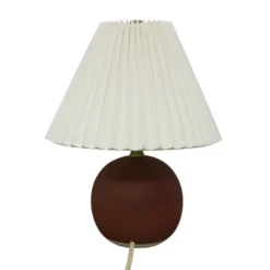 Oval Table Lamp With Pleated Shade (Includes LED Light Bulb) Red - Threshold™ Designed With Studio McGee 18 Oval Table Lamp With Pleated Shade (Includes LED Light Bulb) Red - Threshold™ Designed With Studio McGee -Threshold GUEST e5143a64 39d0 4be9 a866 b25ebc7adbda