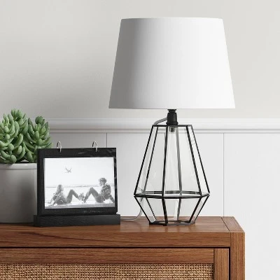 Small Terrarium Table Lamp Base Black - Threshold™ 3 Small Terrarium Table Lamp Base Black - Threshold™