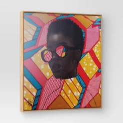 30" X 30" Pattern Portrait By Adekunle Adeleke Framed Wall Canvas - Threshold™ 6 30" X 30" Pattern Portrait By Adekunle Adeleke Framed Wall Canvas - Threshold™ -Threshold GUEST eca98c0e 5bf8 4b13 b0e9 0b9dd1b7caa0