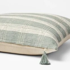 Woven Plaid Throw Pillow With Tassel Zipper - Threshold™ Designed With Studio McGee -Threshold GUEST f0347132 f80f 4dac 84d2 18214a07c267