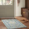 2'3"x3'9" Washable Persian Style Medallion Accent Rug Blue - Threshold™ -Threshold GUEST f09023a2 d7dc 4235 80c5 cc6d08888f66