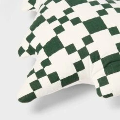 Holiday Tree Shaped Decorative Throw Pillow Green - Threshold™ -Threshold GUEST f0e7e807 d55b 44f8 9c28 86a2fc59de58