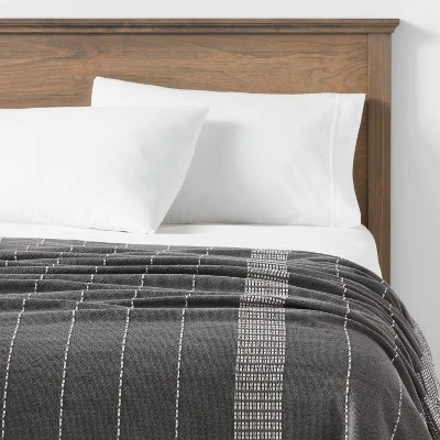 Global Fringed Oversized Throw Blanket - Threshold™ 3 Global Fringed Oversized Throw Blanket - Threshold™