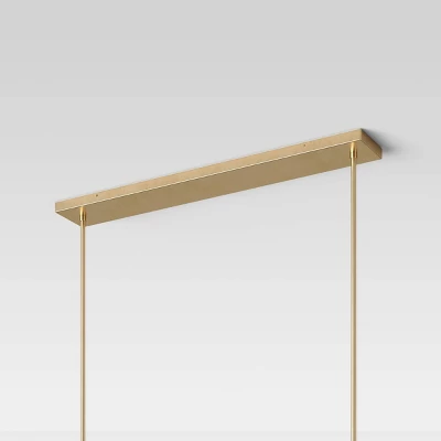 Lyndon Linear Chandelier Brass - Threshold™ 5 Lyndon Linear Chandelier Brass - Threshold™ - Image 3