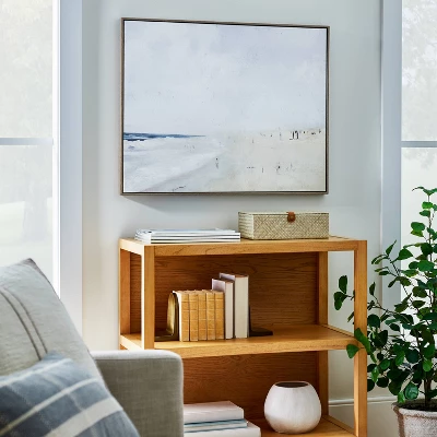 30" X 24" Painted Beach Embellished Framed Wall Canvas - Threshold™ Designed With Studio McGee 3 30" X 24" Painted Beach Embellished Framed Wall Canvas - Threshold™ Designed With Studio McGee