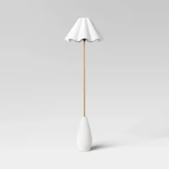 Wavy Shade Collection With Ceramic Base Floor Lamp - Threshold™ 11 Wavy Shade Collection With Ceramic Base Floor Lamp - Threshold™ -Threshold GUEST f9422d18 dbf4 4d67 887e 8da10c4df22f