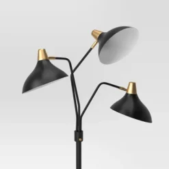 70"x36" 3-Head Floor Lamp Black - Threshold™: Adjustable, ETL Listed, Metal Shades, No Tools Assembly 7 70"x36" 3-Head Floor Lamp Black - Threshold™: Adjustable, ETL Listed, Metal Shades, No Tools Assembly -Threshold GUEST fabd57e4 6304 4443 8548 528299be427a 1