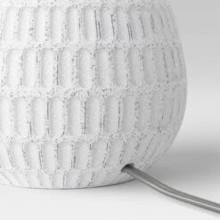 Ceramic Textured Table Lamp Base White - Threshold™ 7 Ceramic Textured Table Lamp Base White - Threshold™ -Threshold GUEST fc9f4ede e288 4863 a616 ae078ed887a0