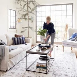 60"x16" Tripod Floor Lamp Oak Tone Wooden Finish - Threshold™: Elegant Standing Lighting, 3-Way Switch, UL Listed -Threshold GUEST fe1075c2 4d1c 429b 900a 279c6d7121c1 1