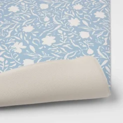 30" X 18" Floral Comfort Mat Blue - Threshold™ 7 30" X 18" Floral Comfort Mat Blue - Threshold™ -Threshold GUEST ff17f1bd de29 42cd a7a2 387bf1ddee59